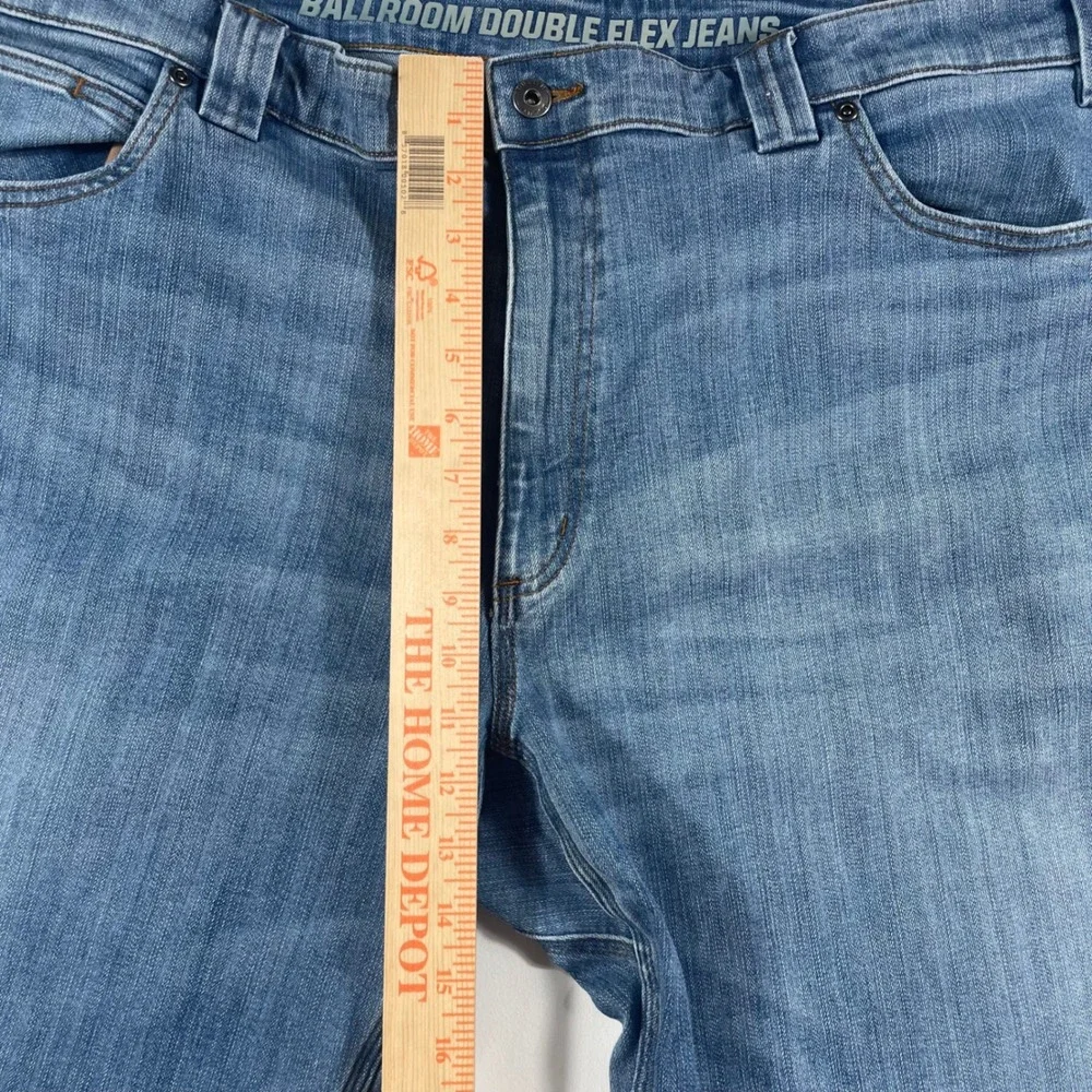 Duluth Trading Co Ballroom Double Flex Jeans Mens 44x30 Standard Fit Blue